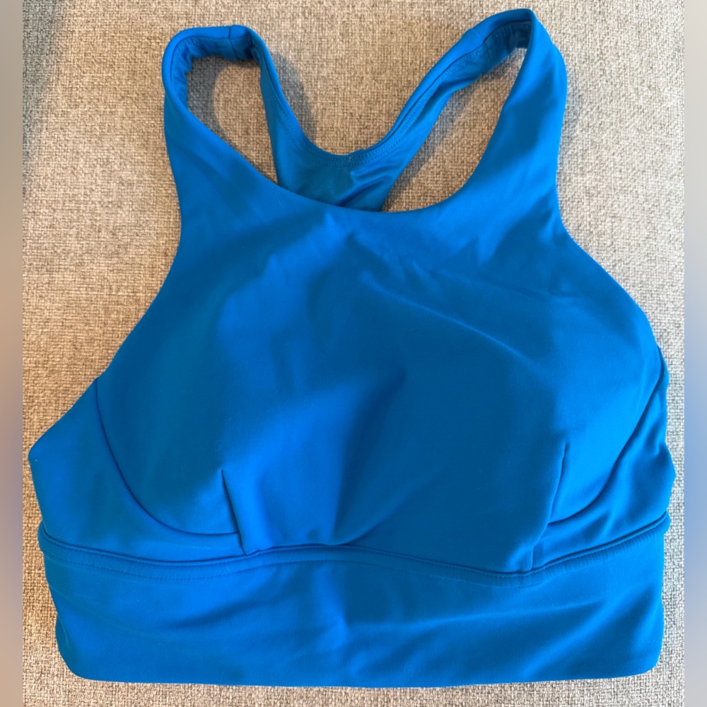 lululemon athletica Wunder Train Long Line High Neck Poolside Sports Bra 8